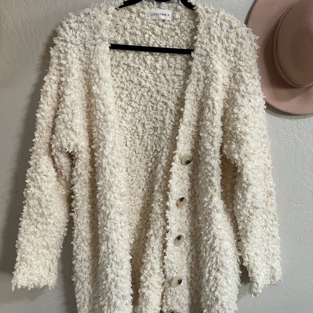 Luca and Grae Boucle Cardigan
